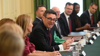 ‘We’ve got to be prepared to reprioritise’: UK’s PM holds first cabinet meeting