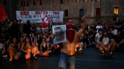 Italien: Videos tödlicher Festnahme in Bologna lösen Massenproteste aus