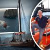 Kaskraker The Odyssey drijft op Urker boten van Klaas Post: ’Christopher Nolan was veeleisend en wispelturig’