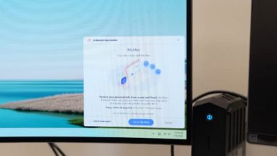 Microsoft responds to LG monitors installing McAfee ads on Windows