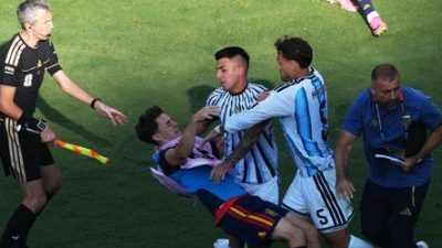 Fußball-WM-Finale gegen Spanien: Fifa ermittelt gegen Argentinien wegen Tätlichkeiten auf dem Platz