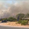 Residents evacuated as the south of France burns