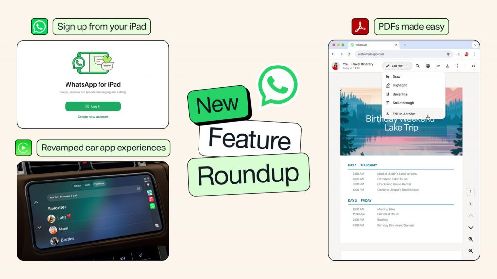 You can now sign up for a WhatsApp account from an iPad